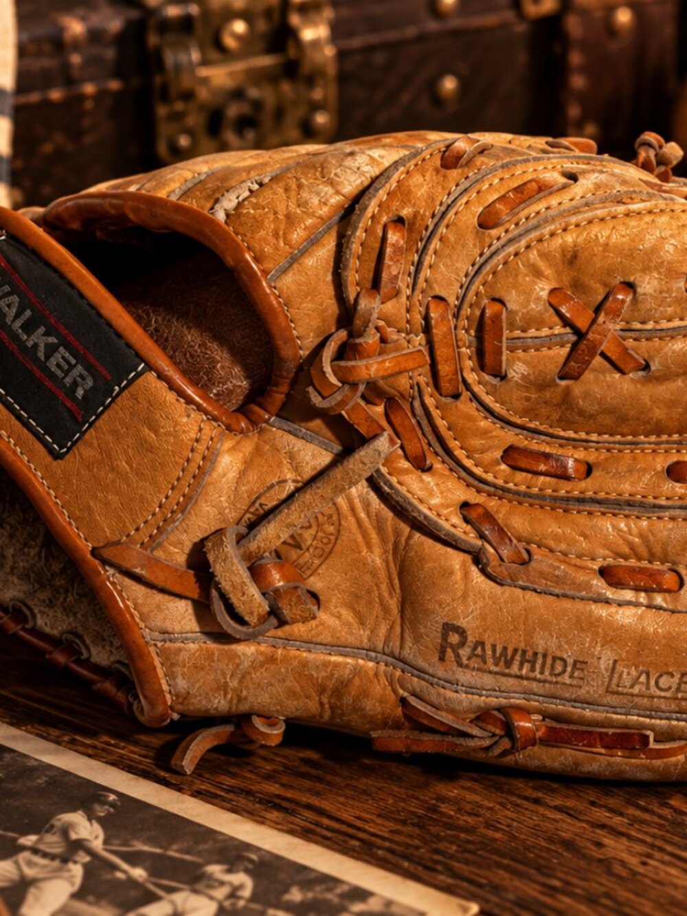 Vintage Johnny Walker FG10 Baseball Glove – Full Grain Cowhide – Professional